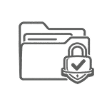 Confidential and compliant icon